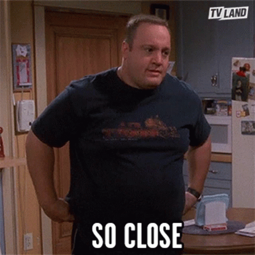 Kevin James You Almost Had It GIF