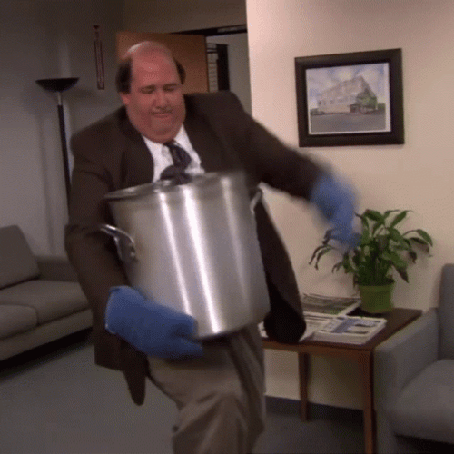 Kevin Malone The Office Epic Fail  GIF