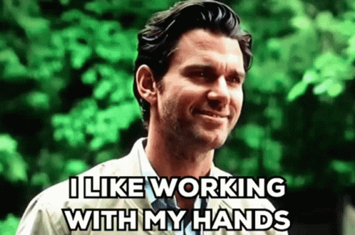 Kevin Mcgarry Working With Hands GIF
