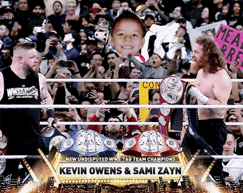 Kevin Owens and Sami Zayn Undisputed Tag Team Champions