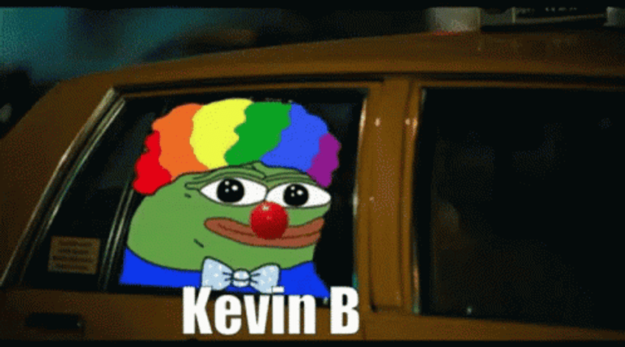 Kevin Pepe The Frog LGBT Clown GIF