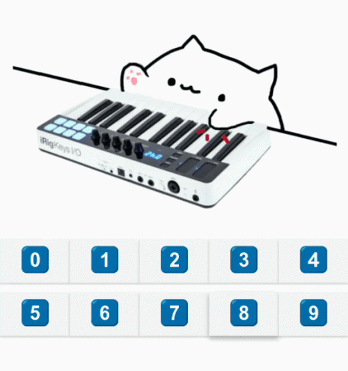 Keyboard Cat Bongo Musical GIF