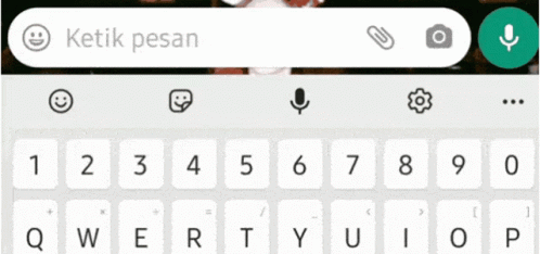 Keyboard With Ketik Pesan