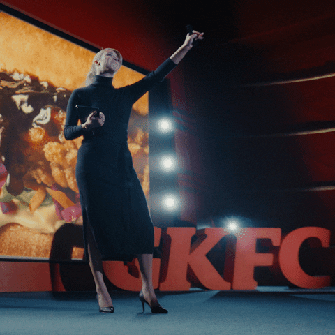 Kfc Stage Letterings GIF