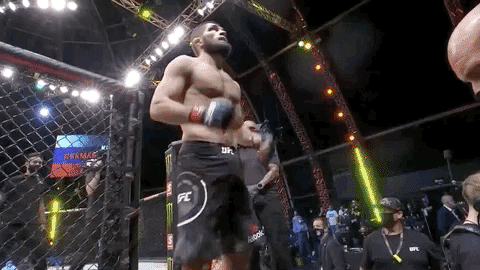 Khabib Praying Before Match GIF