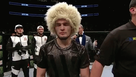 Khabib Saying God Won GIF