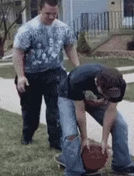 Kick In The Nuts Funny Prank GIF