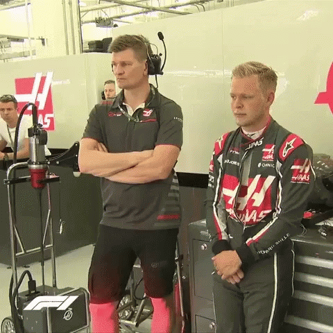 Kick In The Nuts Racer Kevin Magnussen GIF