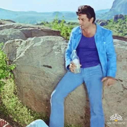 Kick Rocks Frustrated Dharmendra GIF