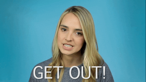 Kick Rocks Katelyn Tarver Get Out GIF