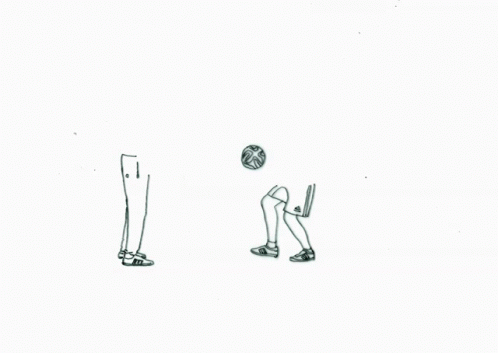 Kickball Doodle Art GIF