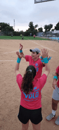 Kickball Girls Team GIF