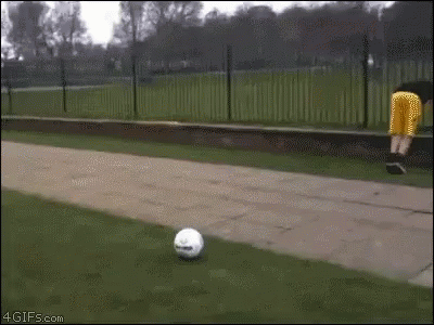 Kickball Gone Wrong GIF