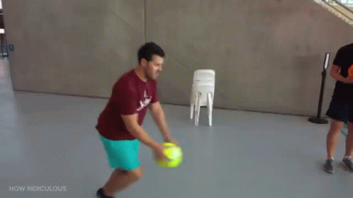 Kickball Intense Serve GIF