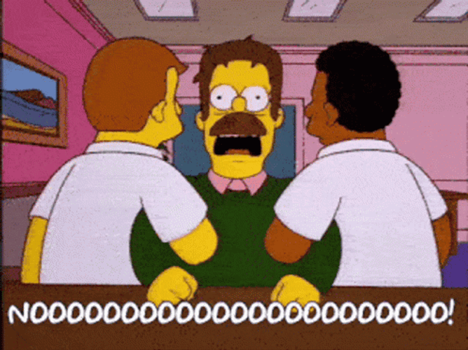Kicking And Screaming Ned Flanders Taken Away GIF