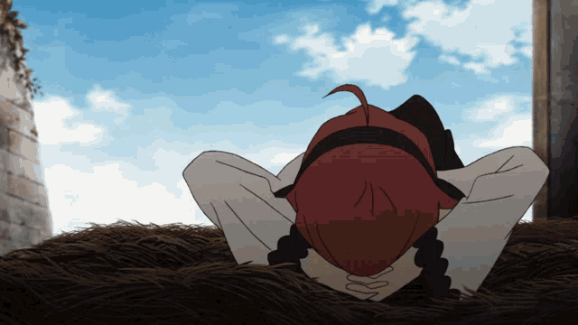 Kicking Rudeus Greyrat Mushoku Tensei GIF