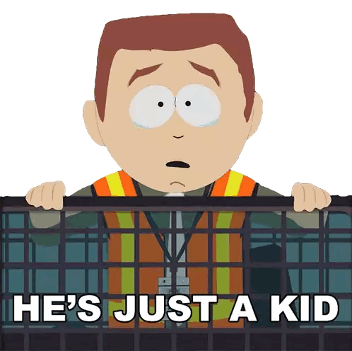 Kid Above Words He's Just a Kid