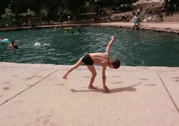 Kid Acrobatic Skill Cartwheel GIF