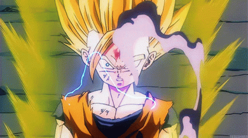 Kid Beast Gohan Super Saiyan GIF