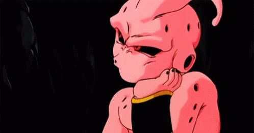 Kid Buu Teasing GIF
