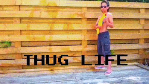 Kid Colorful Thug Life GIF