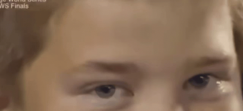 Kid Eye Brow Raise Look GIF
