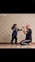 Kid Fighting With Adult GIF