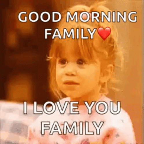Kid Flying Kiss Good Morning Family GIF