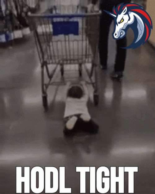 Kid Hold Tight The Cart GIF