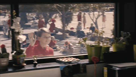 Kid In Red Thumbs Up GIF