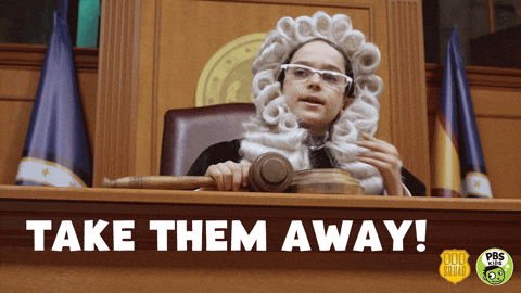 Kid Judge Take Them Away Pbs Kids GIF