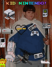 Kid Nes Gamer GIF