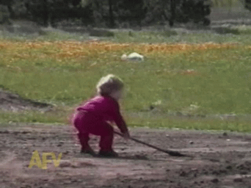Kid Playing Digging GIF