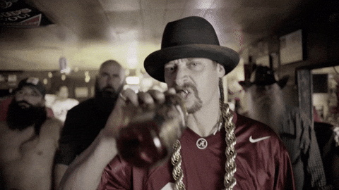Kid Rock Drink Wine GIF