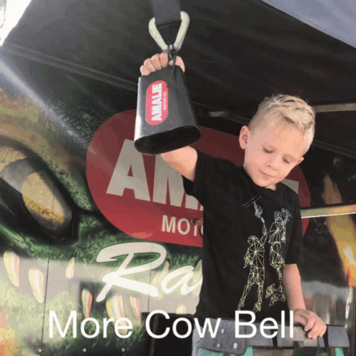 Kid Saying More Cowbell GIF