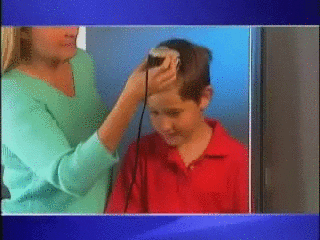 Kid Shocked With His Haircut GIF