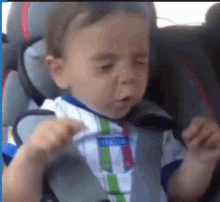 Kid Singing Car Music GIF