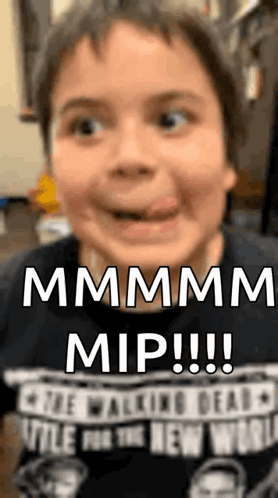 Kid Thinking Mmm GIF