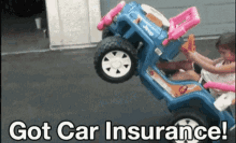 Kid Toy Funny Car Insurance GIF