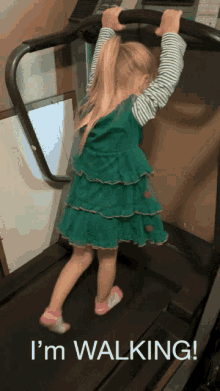 Kid Walking On A Treadmill GIF