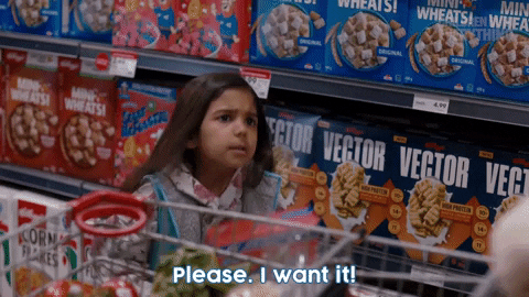 Kid Wants Cereal I Want It Now GIF