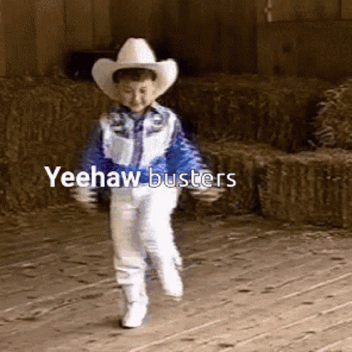 Kid Yeehaw Busters Dance GIF