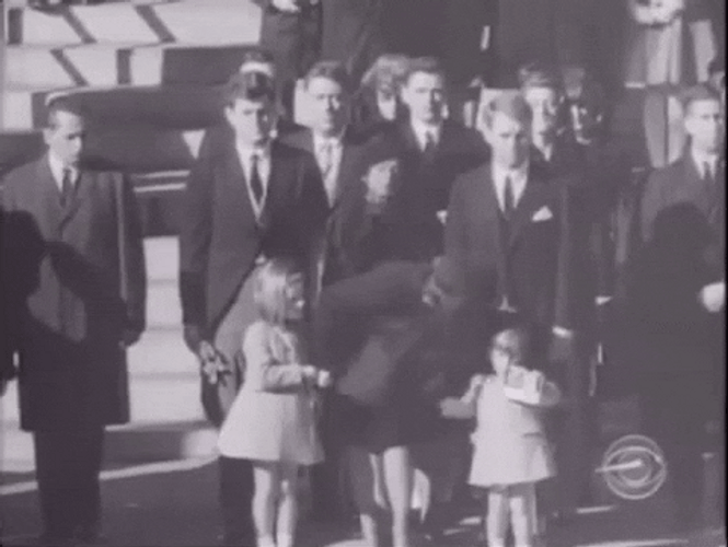 Kids At John F. Kennedy's Funeral GIF
