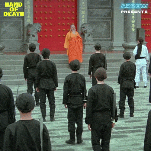 Kids Bowing Down Martial Arts GIF
