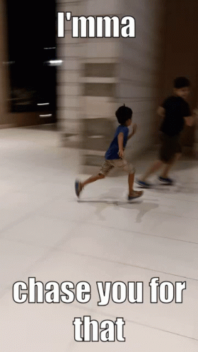 Kids Chasing Fun Playtime GIF