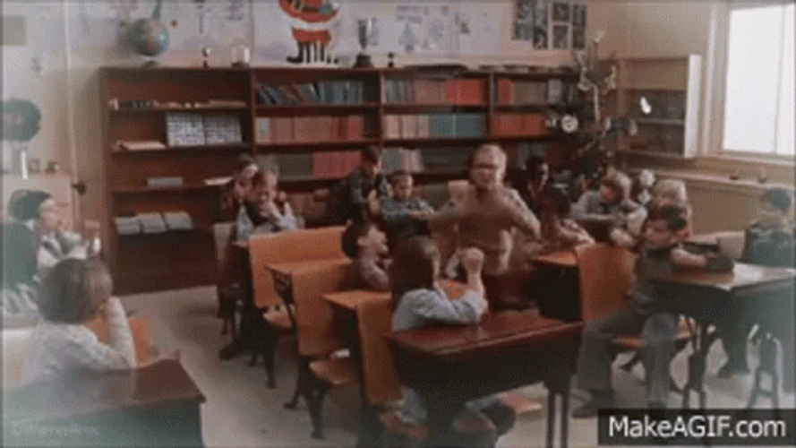 Kids Clapping Excited For Christmas Story GIF