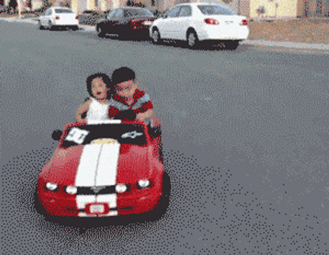 Kids Drifting  GIF