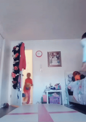Kids Falling Doing Back Tumbling GIF