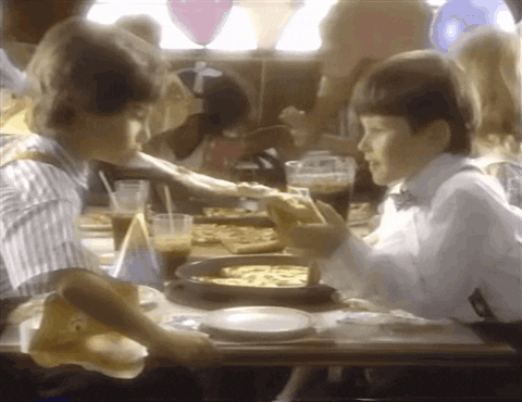 Kids Party Cheesy Stretch GIF