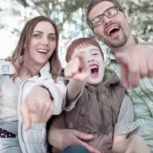 Kids Point And Laugh Image Compilation GIF